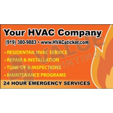 HVAC Business Card Magnet #17